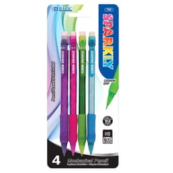 Bazic Products Sparkly HB 0.7 mm Mechanical Pencil 4 pk