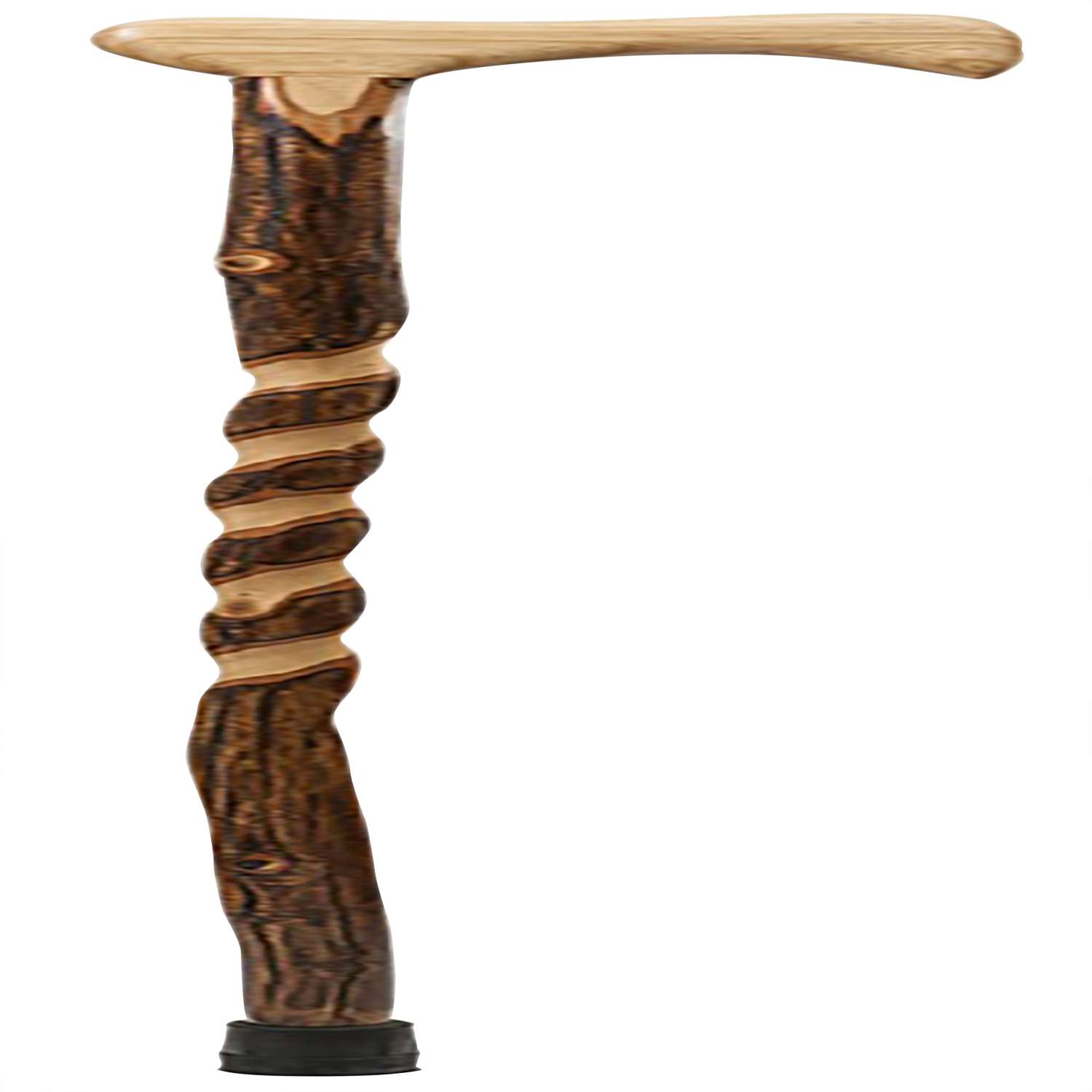 Brazos Walking Sticks 37 in. Brown Hickory Walking Stick Cane Ace