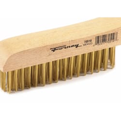 Forney 9.5 in. L X 10.25 in. W Wire Brush Brass 1 pc