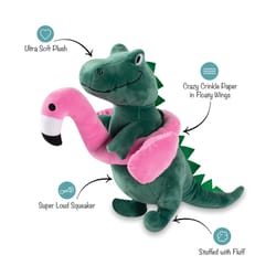 Pet Shop by Fringe Studio Assorted Plush Flamingo Fun Dog Toy Large 1 pk