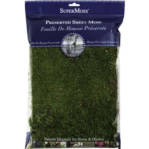 SuperMoss Green Sheet Moss 200 cu in - Ace Hardware