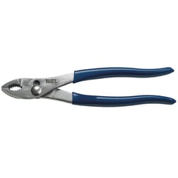 Klein Tools 8.063 in. Nickel Chrome Steel Slip Joint Pliers