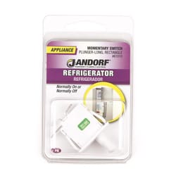 Jandorf 12 amps Momentary Appliance Switch White 1 pk