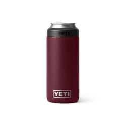 YETI Rambler 12 oz Wild Vine Red BPA Free Slim Can Insulator