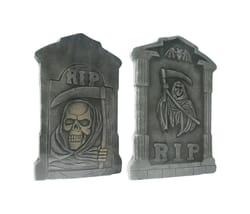 Brite Star 21 in. Spooky Tombstone Sculptures Halloween Decor