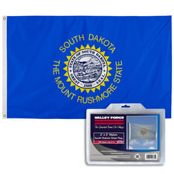 Valley Forge South Dakota State Flag 36 in. H X 60 in. W