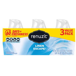 Renuzit Linen Escape Scent Air Freshener 7 oz Gel 3 pk