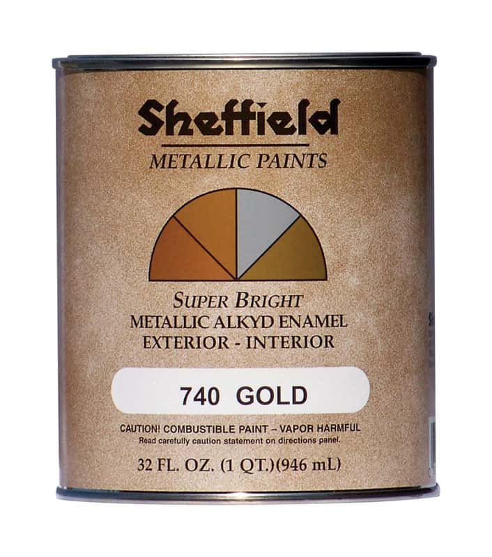 Sheffield Gloss Gold Medium Base Metallic Paint Exterior ...