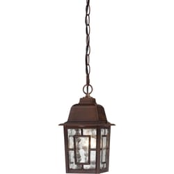 Nuvo Banyon Textured Bronze Switch Incandescent Lantern Fixture