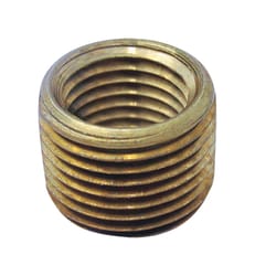 JMF Company 1/2 in. MPT 3/8 in. D FPT Red Brass Pipe Face Bushing
