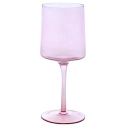 Karma Mid Century Lilac Glass Wine Glass