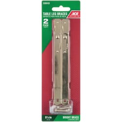 Ace 9-1/2 in. H Straight Brass Table Leg Brace