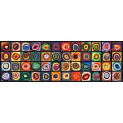 Eurographics Color Study of Squares Jigsaw Puzzles Multicolored 1000 pc
