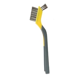 Allway 0.75 in. W X 7 in. L Stainless Steel Mini Bristle Brush