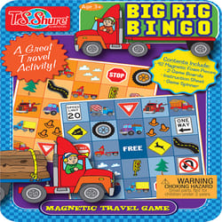 T.S. Shure Big Rig Bingo Magnetic Tin Playset Multicolor
