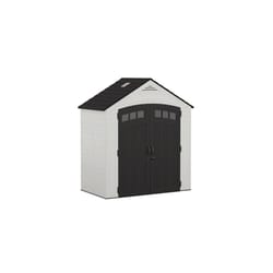 Suncast Vista 7 ft. x 4 ft. Resin Standard Modern Storage Shed with Floor Kit