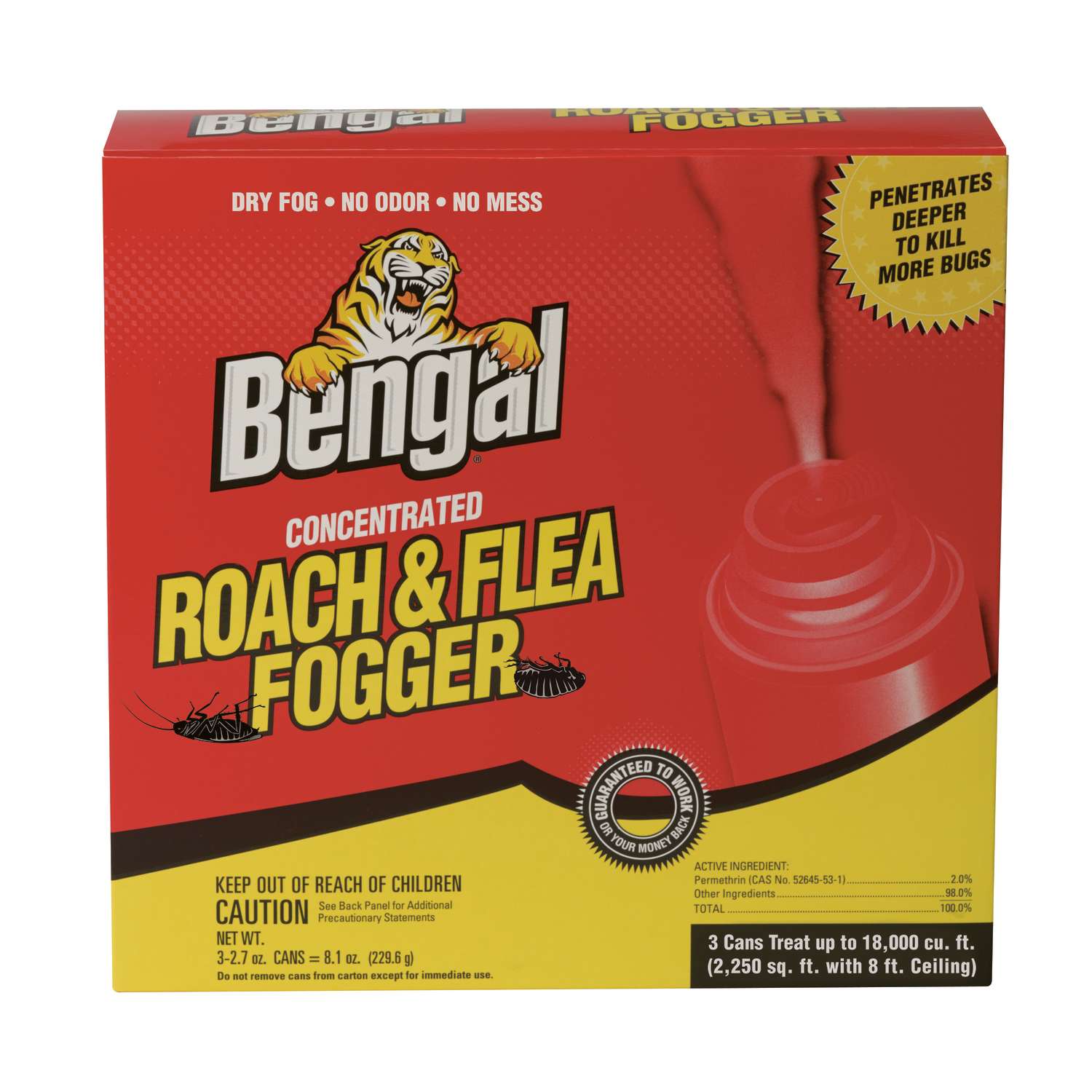 Bengal Roach & Flea Fog Fogger 3 pk Ace Hardware