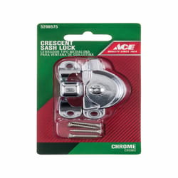 Ace Chrome Silver Chrome Sash Lock 1 pk