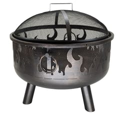 Endless Summer 24.25 in. W Steel Flame Round Wood Fire Pit