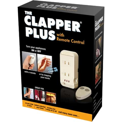 The Clapper Single Pole Sensor Sound Activated Switch White 1 pk - Ace  Hardware