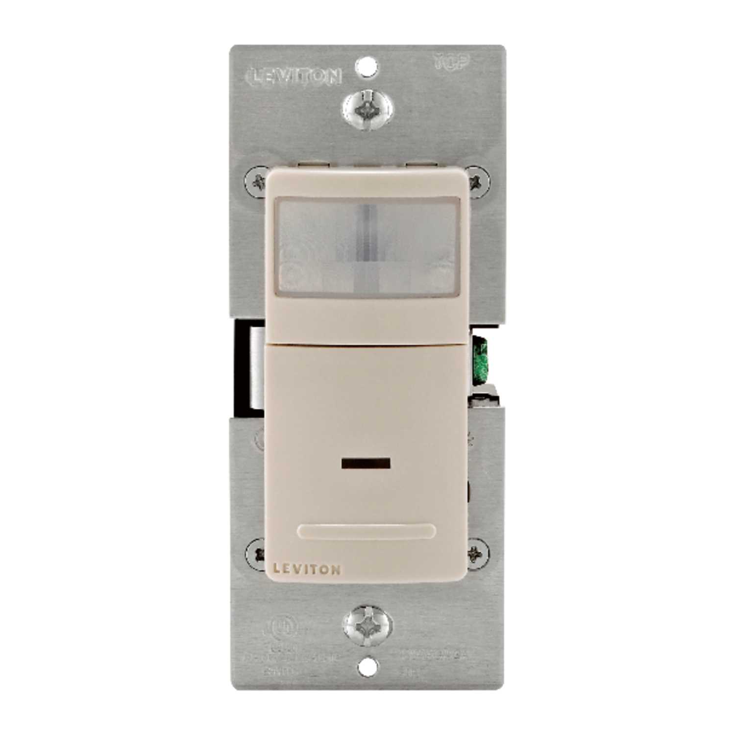 Leviton Single Pole Motion Sensor Switch Light Almond 1 pk Ace Hardware