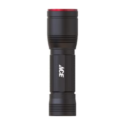 Ace Black LED Flashlight AA Battery