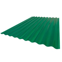 Sequentia 96 in. H X 26 in. W Super 600 Green Fiberglass Panel