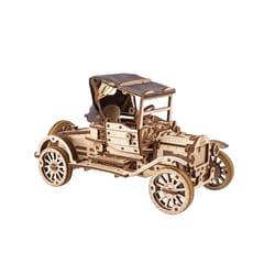 UGears Retro Car UGR - T Mechanical Model Kit Tan 337 pc