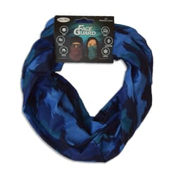 John Boy Camo Face Guard Blue One Size Fits Most