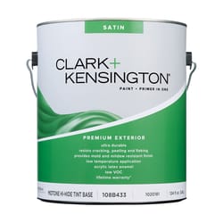 Clark+Kensington Satin Tint Base Mid-Tone Base Premium Paint Exterior 1 gal