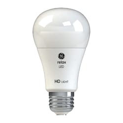 GE Relax HD A19 E26 (Medium) LED Bulb Soft White 60 Watt Equivalence 4 pk