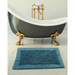 Saffron Fabs 36 in. L X 24 in. W Beige Microfiber Polyester Bath Rug