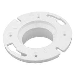 Charlotte Pipe Schedule 40 4 in. Hub X 3 in. D Hub PVC 7 in. Closet Flange 1 pk