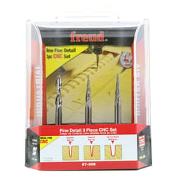 Freud Fine Detail Router Bit Set 3 pc