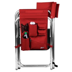 Picnic Time Oniva Red Folding Chair