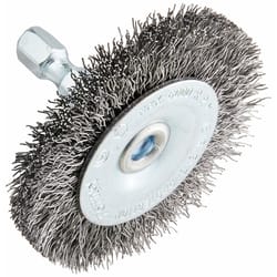 Forney 2 in. Crimped Wire Wheel Brush Metal 6000 rpm 1 pc