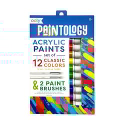 OOLY Paintology Classic Colors Acrylic Paint Set Multicolored 14 pc