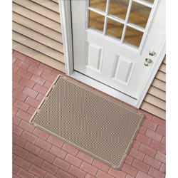 WeatherTech Outdoor Mats 30 in to W X 48 in to L Tan Thermoplastic Door Mat