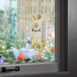 Taylor Bee Kind Tube Thermometer Plastic Multicolored 8 in.