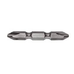 Century Drill & Tool Phillips #1/#1 X 2 in. L Double-Ended Screwdriver Bit S2 Tool Steel 1 pc