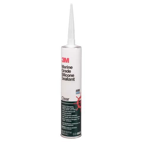 3M Marine Grade Silicone Sealant, Clear