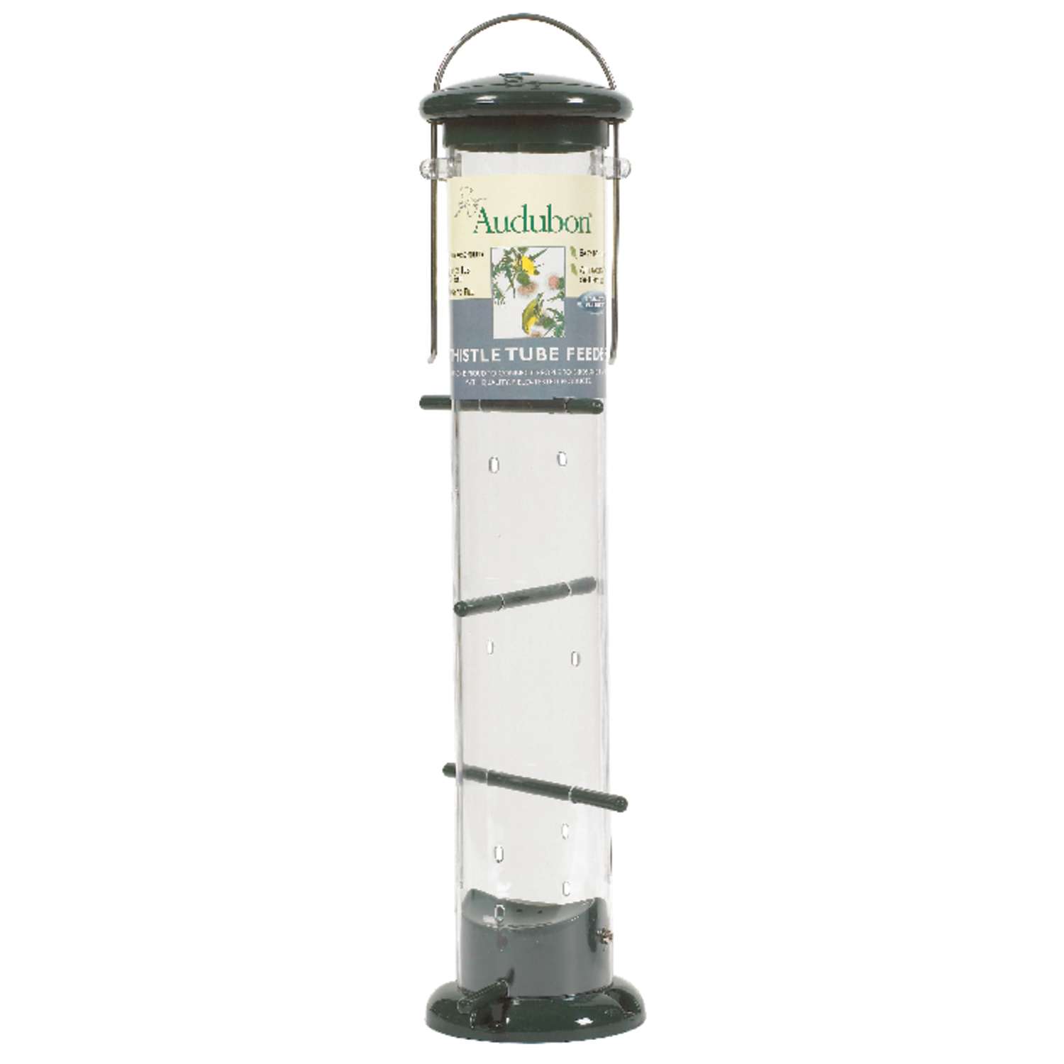 Audubon Finch 2 lb Plastic Thistle Tube Bird Feeder 8 ports Ace Hardware