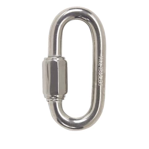 Campbell Polished Stainless Steel Quick Link 1540 lb 3 in. L