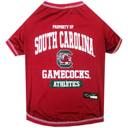 Pets First Team Colors South Carolina Gamecocks Dog T-Shirt Medium