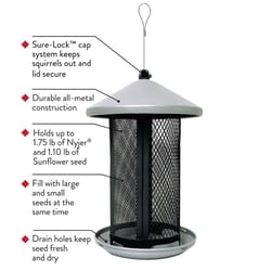 Perky-Pet Wild Bird and Finch 2.85 lb Metal Dual Mesh Bird Feeder