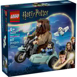 LEGO Harry Potter Hagrid & Harry's Motorcycle Ride Building Toy Multi 617 pc