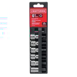 Craftsman 3/8 in. drive S SAE 6 Point Hex Bit Socket Set 6 pc