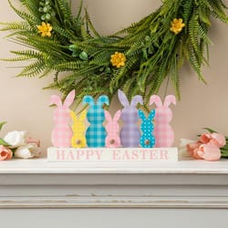 Glitzhome Easter Bunny Family Table Decor 1 pc