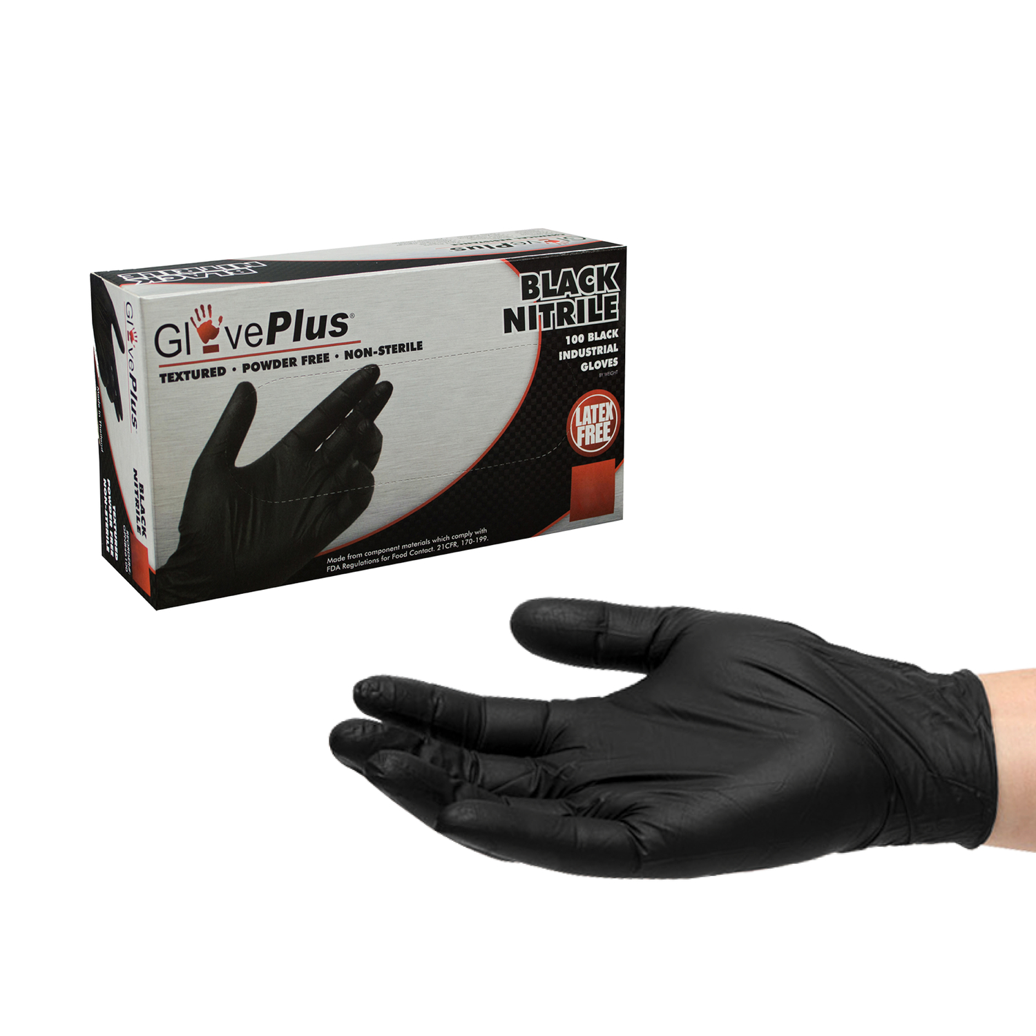 X3 Nitrile Disposable Gloves X-Large Blue Powder Free 100 pk - Ace Hardware