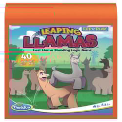 ThinkFun Flip N' Play Leaping Llamas Logic Game Multicolored 14 pc